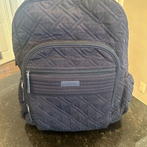 Vera Bradley Black XL Campus Backpack